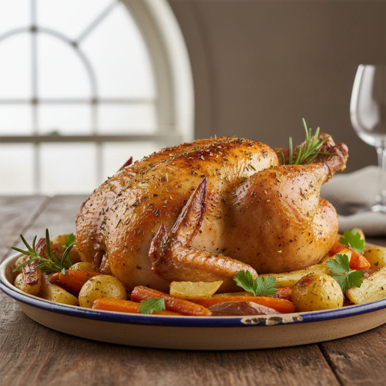 Poulet rôti du Shabbat